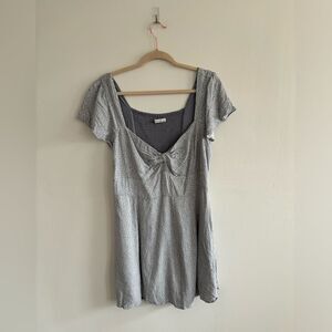 Abercrombie & Fitch Large Blue white Mini Dress